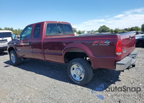 2005 Ford F350 Srw Super Duty z USA, uszkodzony, nr VIN 1FTWX31P25EB28978